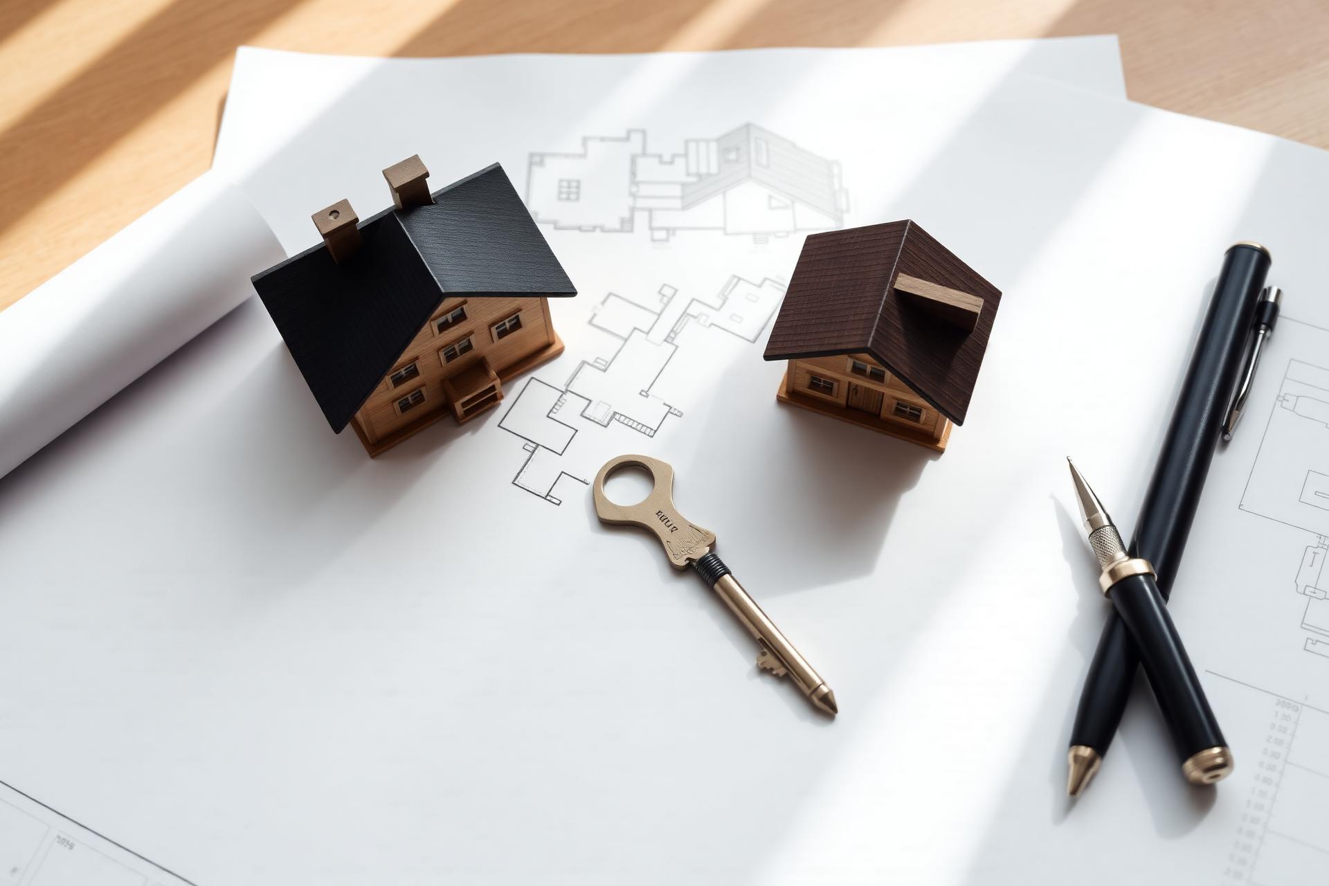 Immobilienbewertung im Oberwallis — Pläne, Modelle und Schlüssel